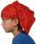 Dětský šátek pirát červený vzor Piranha