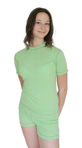 Dámské chytré letní pyžamo krátký rukáv a krátká nohavice