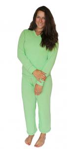 Dámské chytré zimní pyžamo dlouhý rukáv a dlouhá nohavice