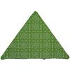 Pirát trojúhelníkový šátek dvouvrstvý zelená greeny
